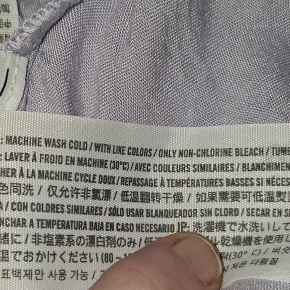 Abercrombie Kids Girls Lavender Romper in 15/16 - Picture 6 of 6